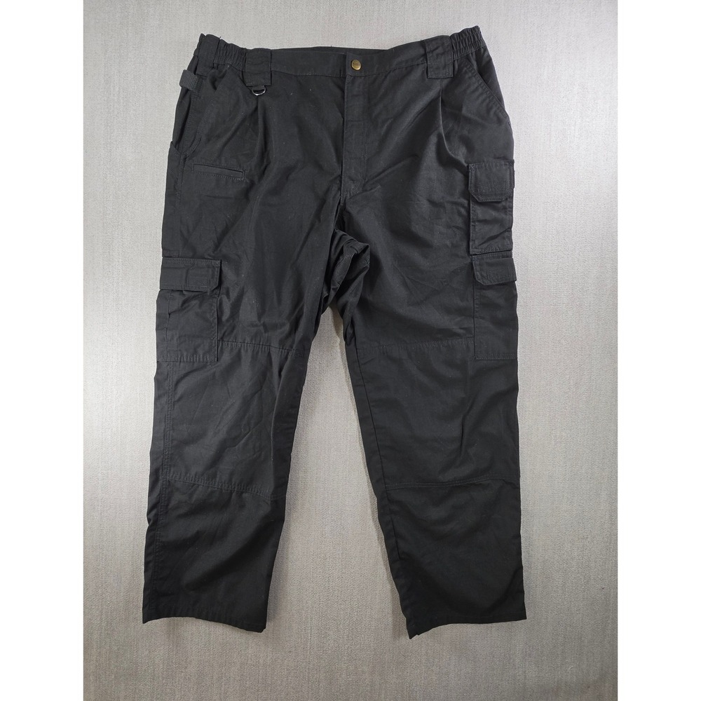5.11 Tactical Cargo Pants Mens‎ 42x30 Black Ripstop Utility Work Trousers